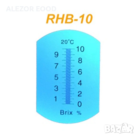 Рефрактометър 0-10% Brix за измерване на захарност с ATC, 4465, снимка 5 - Други инструменти - 55006889