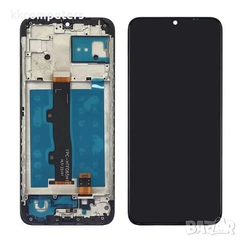 Дисплей за MOTOROLA E7i Power/ E7 Power с корпусна рамка