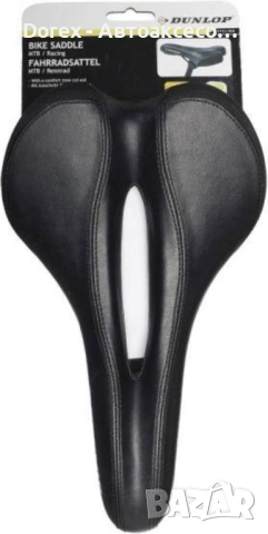 Спортна седалка за велосипед 27x17cm Dunlop - черна