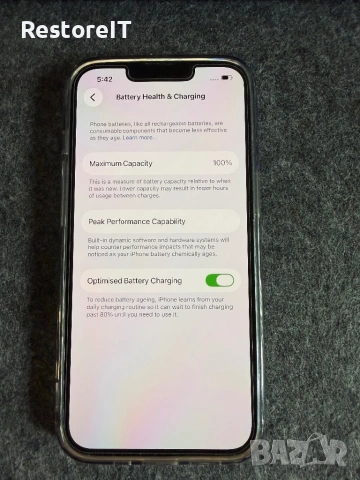 iPhone 13 128GB Black - 100% Battery, Гаранция, снимка 10 - Apple iPhone - 54355053