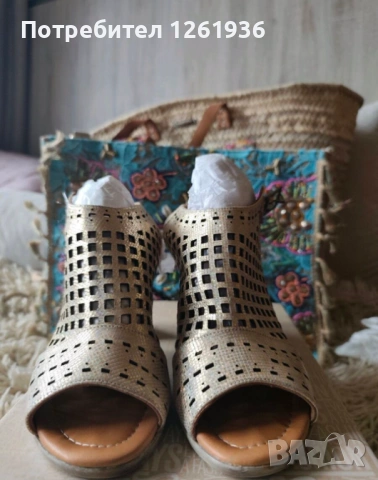 Дамски сандали, неразличими от нови 36 номер , снимка 3 - Сандали - 54190660