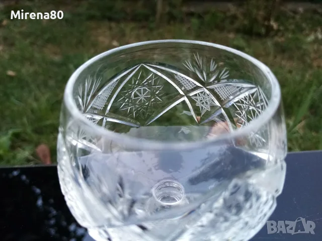 Български кристален сервиз за ликьор, ракия - нов !, снимка 4 - Сервизи - 55546931