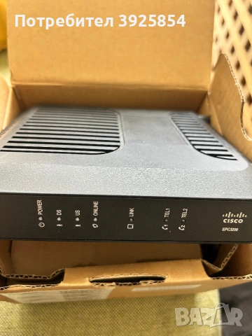 Cisco EPC3208 – нов, неразпечатан EuroDOCSIS 3.0 кабелен модем, снимка 2 - Рутери - 54441978