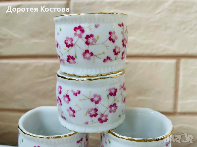 Красиви порцеланови пръстени от Япония, снимка 2 - Антикварни и старинни предмети - 54349410