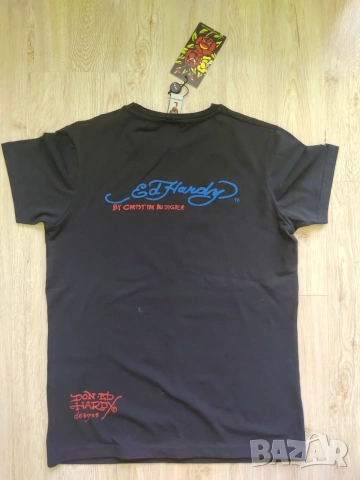Мъжка тениска Ed Hardy с етикет, снимка 3 - Тениски - 55476742