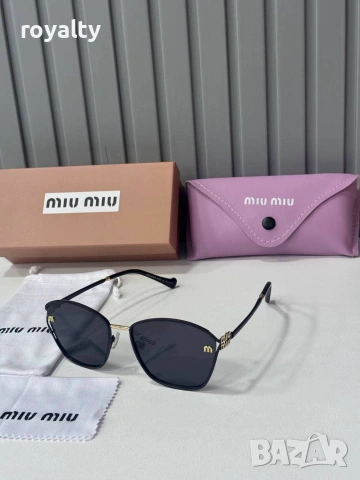 Miu Miu Нови Дамски Слънчеви Очила Миу Миу Различни Цветове и Модели , снимка 5 - Слънчеви и диоптрични очила - 55288877