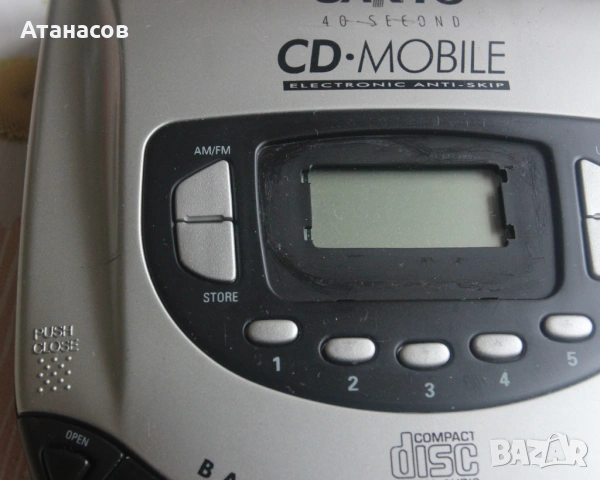 SANYO Compact Disc Player CDP-4940 + радио FM/AM, снимка 5 - MP3 и MP4 плеъри - 54747701