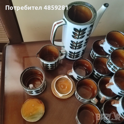 Керамичен сервиз за чай, снимка 3 - Сервизи - 55108098