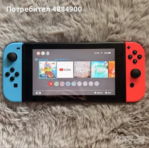Nintendo Switch + безплатни 4 игри
