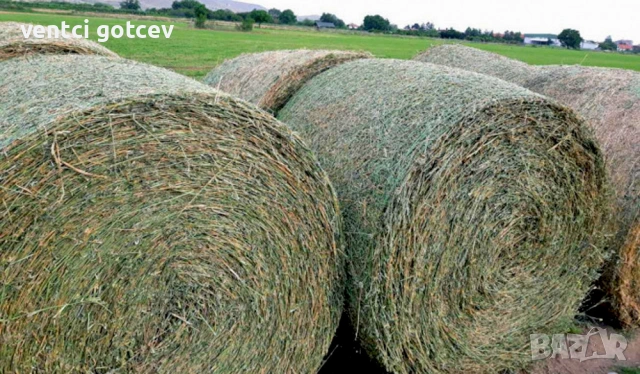 Продавам Люцерна на рулонни бали