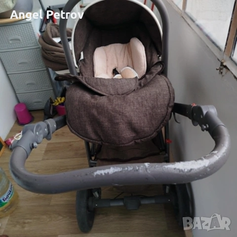 Количка 2в1 с помпащи гуми, снимка 4 - Детски колички - 54884424