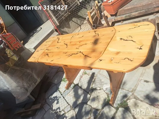 трапезна разтегателна маса, снимка 6 - Маси - 55545266