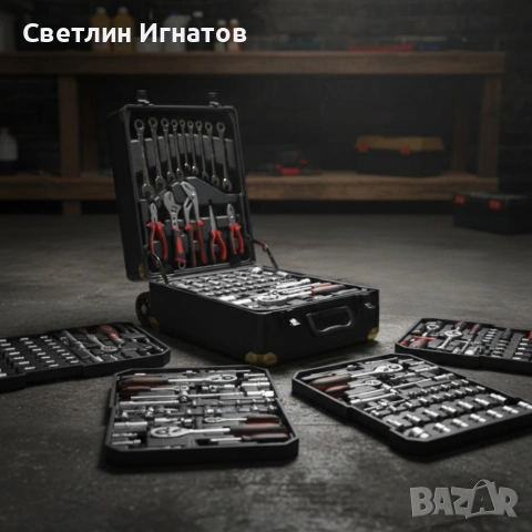 Куфар с инструменти 599 части – ПРОФЕСИОНАЛЕН комплект само 85€!, снимка 4 - Други инструменти - 54134817