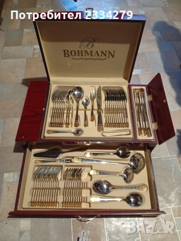 Неупотребяван комплект от прибори за хранене , снимка 3 - Прибори за хранене, готвене и сервиране - 54093025