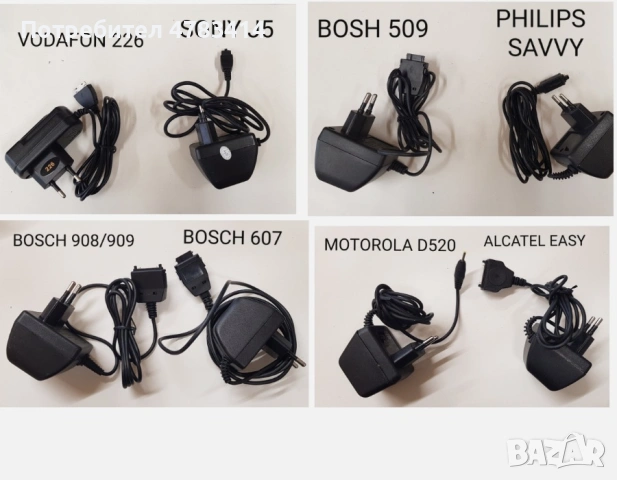 Зарядни за Samsung,Panasonic, Philips,Alcatel,Sagem, Motorola,Sharp,LG,NEC,Siemens, Mitsubishi, Bosh, снимка 17 - Оригинални зарядни - 54565948