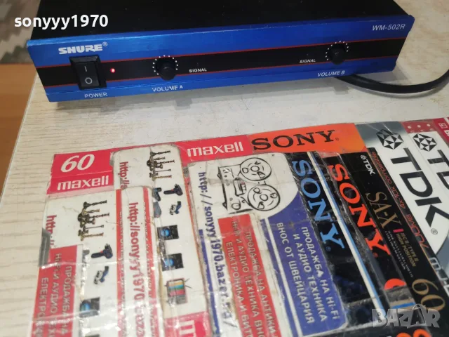 SHURE WM-502R 1607262041L1, снимка 5 - Приемници и антени - 55316669