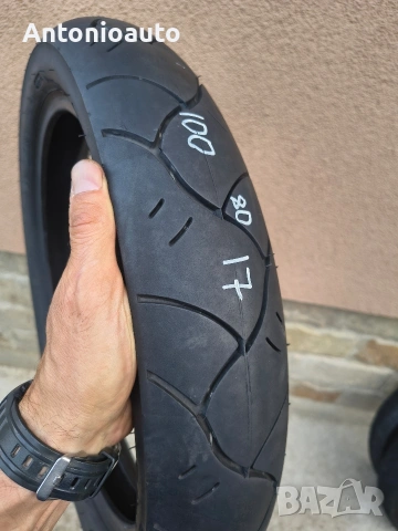 Гума за мотоциклет Vee Rubber 100 80 17 52S V294 предна/задна мото гуми гума, снимка 2 - Гуми и джанти - 55124201