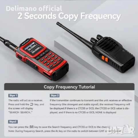 Нова трибандова BAOFENG UV 20 Ultra 30w 14000mah 136-174; 220-260,400-520 usb зареждане PMR лов От в