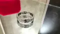 CARTIER Love Band White Gold Paved Diamonds Унисекс Пръстен, снимка 5