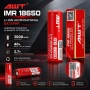 Индустриалнa литиево-йонна акумулаторна батерия 18650 3000mAh 40A 3.7V за челници фенери лазери, снимка 1