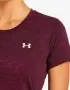 UNDER ARMOUR Tech Ssc Twist Tee Red Дамска Тениска👕Дамска Блуза С Къс Ръкав Код P2822, снимка 3