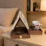 Дървена поставка за книги с чекмедже, снимка 2