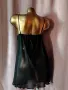 XL Черна ефирна , къса нощница, снимка 3