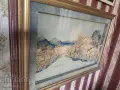 Стара Китайска Картина Коркова диограма, снимка 3