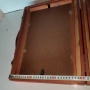 Дървено куфарче с отваряеми табли вътре, снимка 16