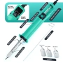 YIHUA 929D-VI 180W разпояваща станция - 2 в 1 вакуум помпа с вграден поялник с ключ и темп. контрол, снимка 2