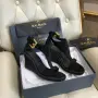 Balmain Suede T-Strap Wedge Sandal "Black/Gold" Дамски Черни Сандали На платформа Код ch2, снимка 2