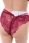 Дамско дантелено долнище Hunkemöller - размер XL, цвят бордо, снимка 4