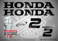 HONDA 2002-2007 извънбордови двигател стикери надписи 2 4 5 9.9 10 15 20 hp, снимка 2