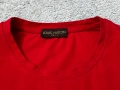 Louis Vuitton Red Pearl Detail Oversize T-shirt S, снимка 7