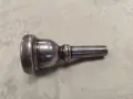 Vintage B&S 7/1 Baritone / Tenorhorn Mouthpiece – Made in GDR – Original German Silver-Plated, снимка 1