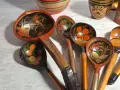 Лот Хохлома Стари Руски Сувенири, снимка 7