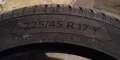 Продавам 2 броя летни гуми 225.45.17 на 1 сезон дот 2020 Barum , снимка 3