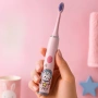 Детска електрическа звукова четка за зъби – За деца 6-9 години, меки косъмчета, снимка 3