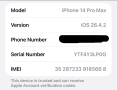 iPhone 14 Pro Max 1TB Deep Purple, снимка 3