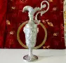 Италианска калаена ваза,кана,свещник,бокал,шедьовър. , снимка 16