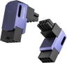 EZDIY-FAB Shield Series 8-Pin PCIe GPU Power Adapter 90° Reverse Type Purple – комплект 2 броя, снимка 1