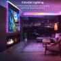 RGB LED лента 10м с USB, Bluetooth и музикален сензор – за телевизор и интериорно осветление 10129, снимка 5