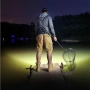 Челен челник с 5 LED диода, акумулаторна батерия 18650 и USB зареждане – идеален за риболов 10264, снимка 7