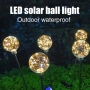 Соларни лампи сферичен LED, IP66, време за разреждане над 8ч, снимка 2