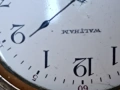 позлатен джобен часовник Waltham, снимка 2