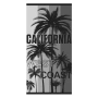 Плажна кърпа памучна сиво черно California West Coast_1224777, снимка 1
