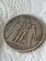 Сребърна монета 5 франка Франция 1848 година 22178, снимка 4