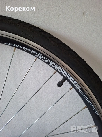 Като Нова задна Капла Crosser X3 28" алуминий главина Joytech касета Shimano MF-TZ20 6 скорости , снимка 3 - Части за велосипеди - 54683696