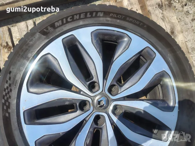 18цола Джанта 5х114,3 за Renault Talisman 7,5J et46 Michelin 245/45/18, снимка 3 - Гуми и джанти - 55437033