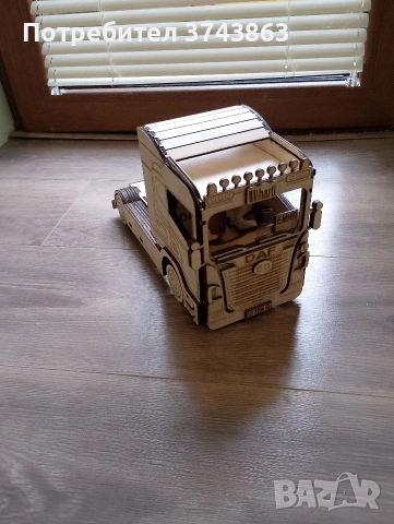 Дървен камион за бутилка , снимка 9 - Декорация за дома - 54162599